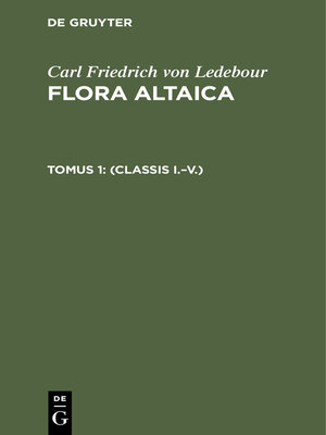 cover image of (Classis I.–V.)